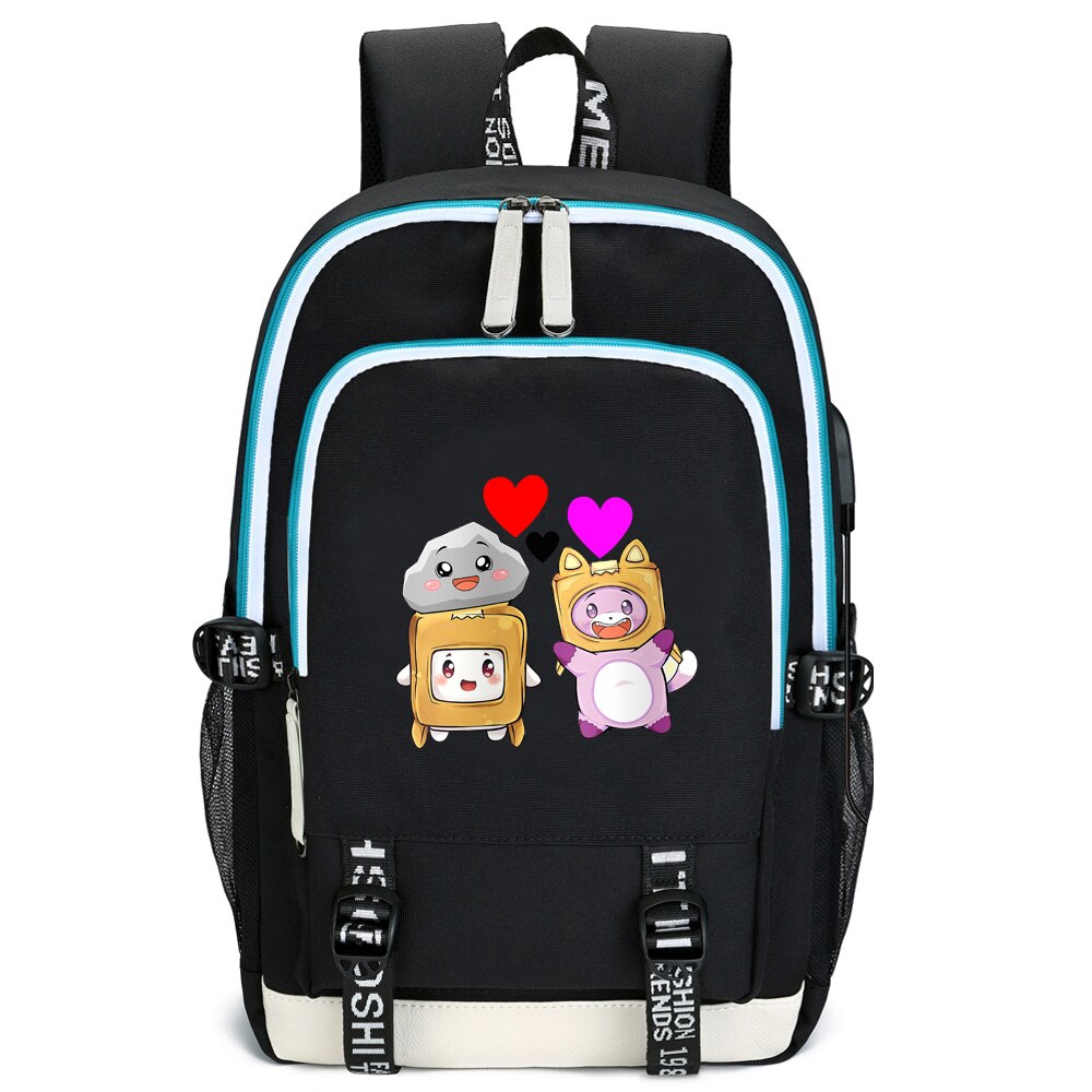 Lankybox Capacity Backpack Gift Back To School School Bag Teentage Travel Rucksack Mochilas - Lankybox Plush